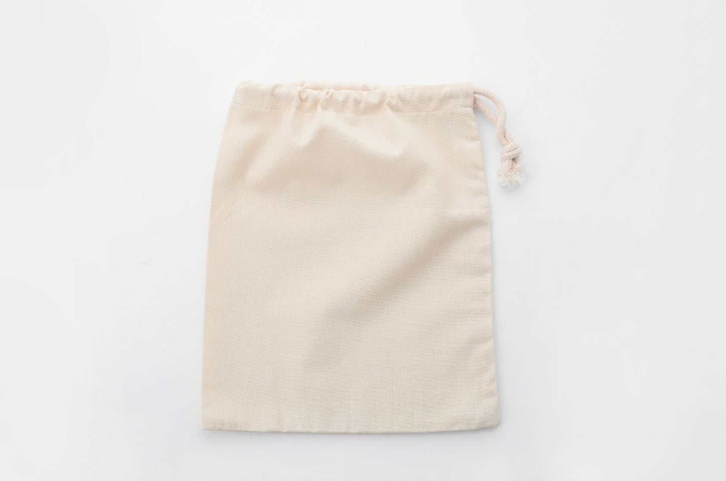 6x10 Inches 100% Organic Cotton Single Drawstring Muslin Bags