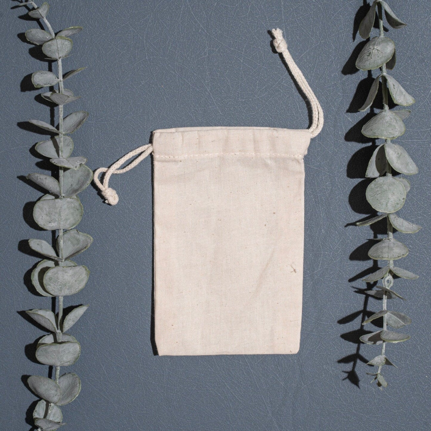 12x18 Inches 100% Organic Canvas Cotton Drawstring Muslin Bags