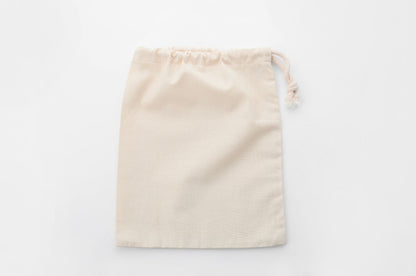 2x3 Inches 100% Organic Cotton Single Drawstring Muslin Bags