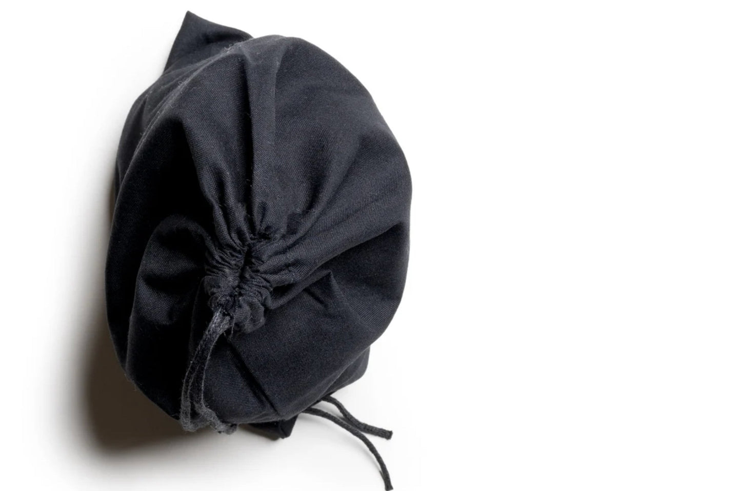 6x8 Inches 100% Black Cotton Single Drawstring Muslin Bags